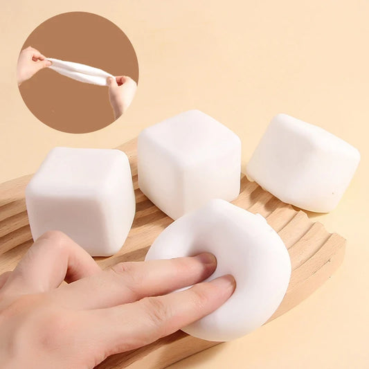 Squishy Tofu Stress Cube